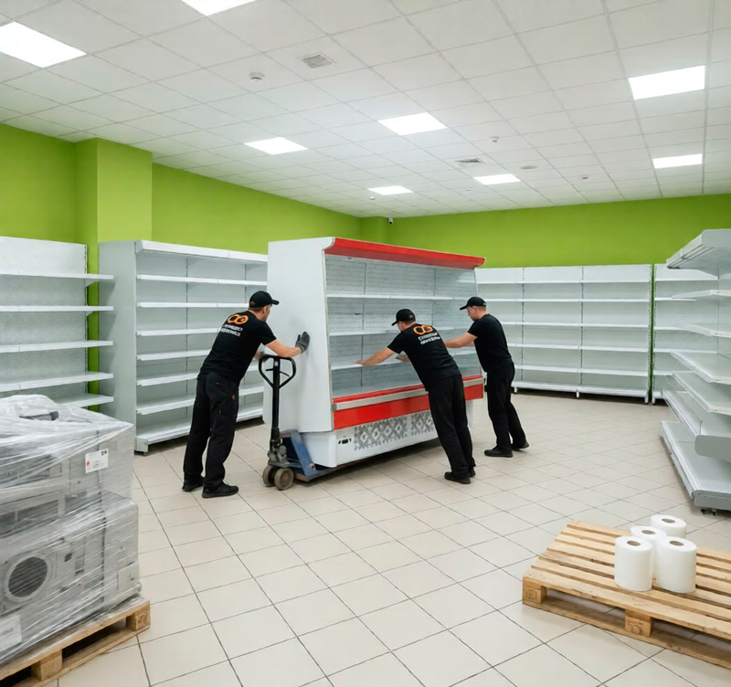 Переезд магазина в Казани